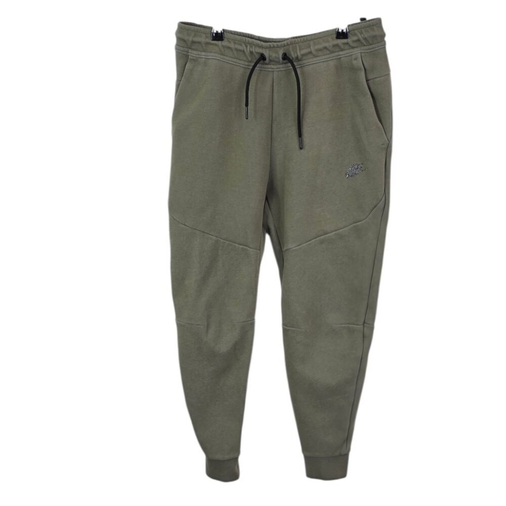 Nike Tech Mens Jogger Pants, Green, Pull On, Loungewear, Size M